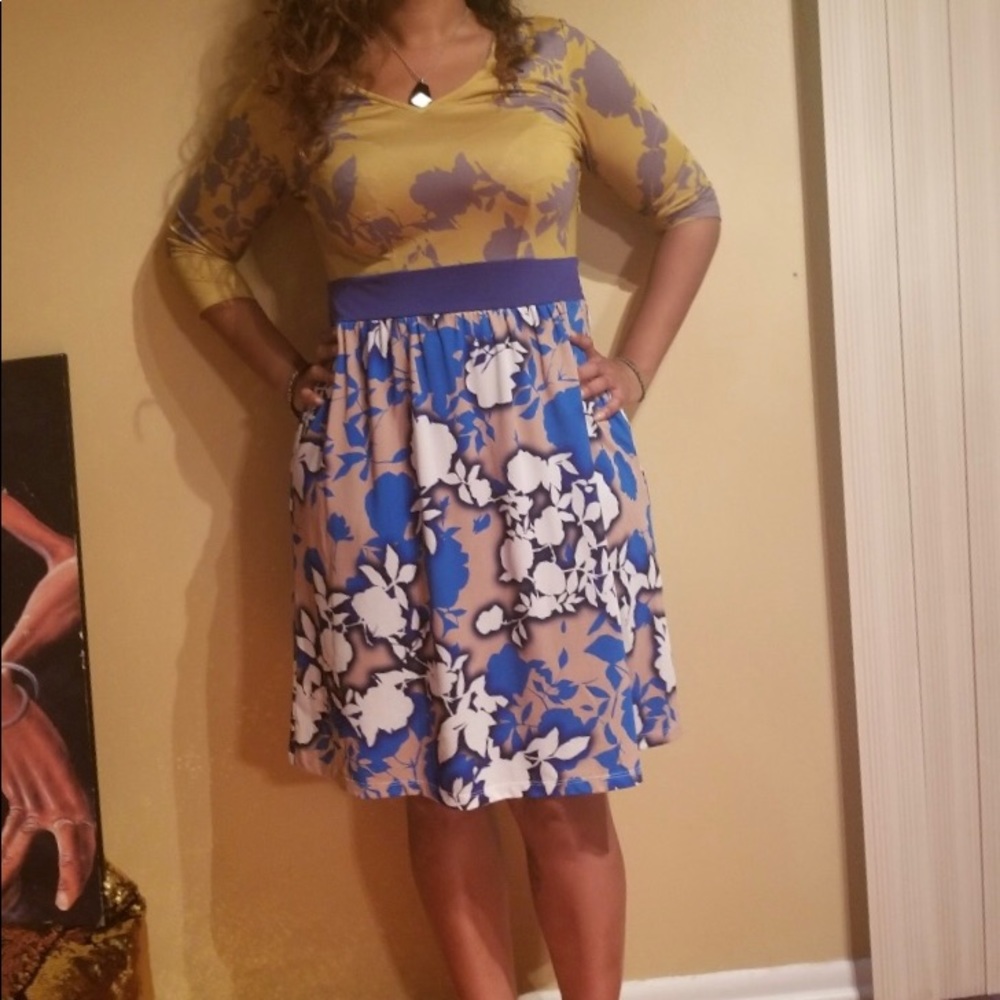NWOT Triste multi color dress one size fits most